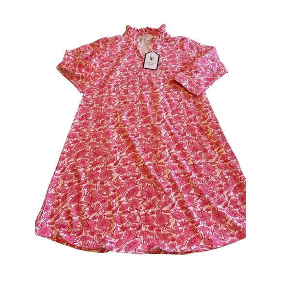 Duffield lane Lilian dress size large hibiscus haven print - NWT - Picture 2 of 7